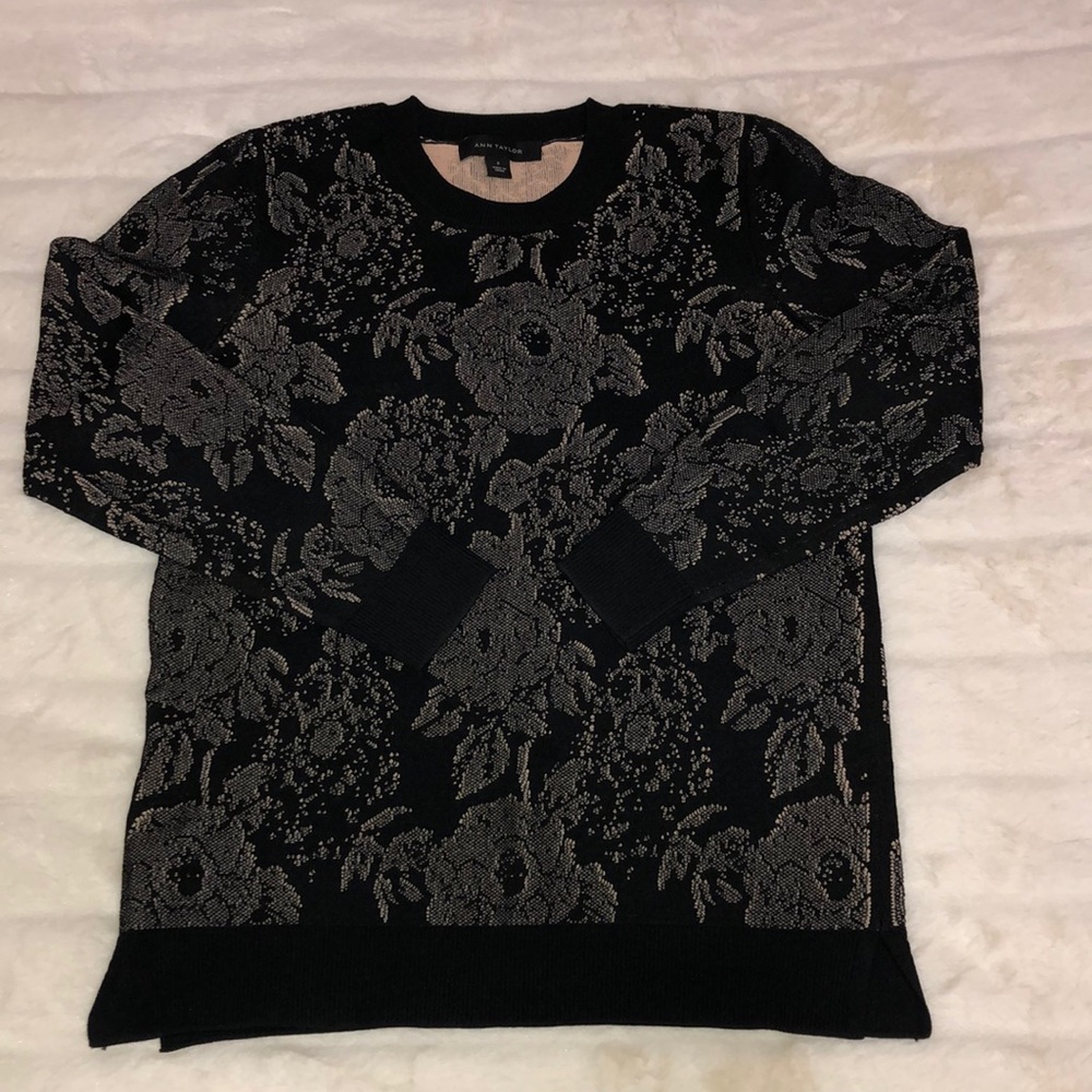 Ann Taylor Floral Sweater